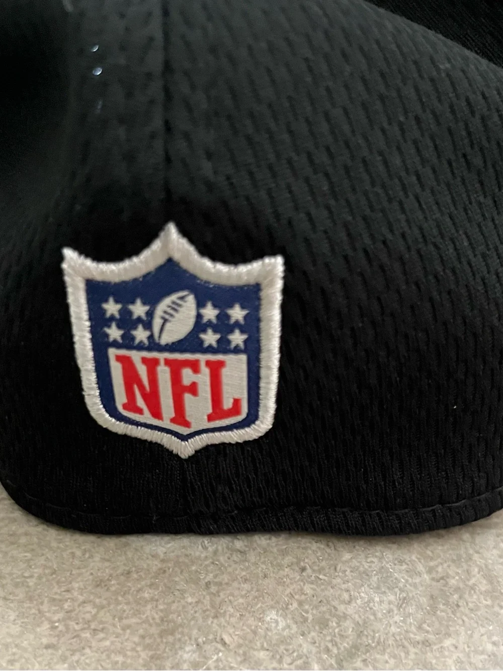 NFL Bengals Hat New Era 39THIRTY Black with Orange Trimmed Logo